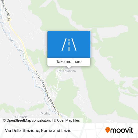 Via Della Stazione map