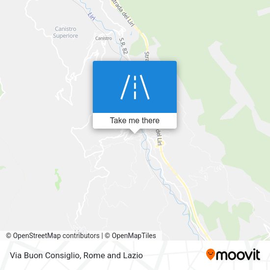 Via Buon Consiglio map