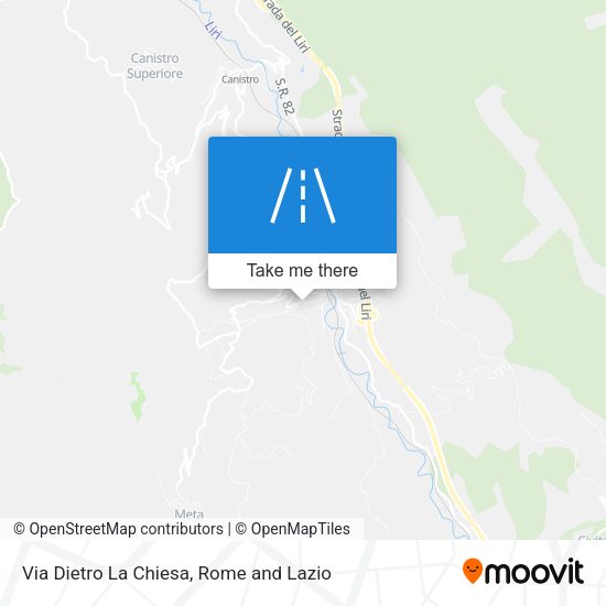 Via Dietro La Chiesa map