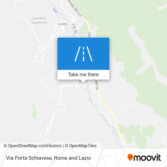 Via Porta Schiavese map