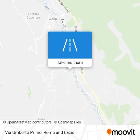 Umberto Primo Street map