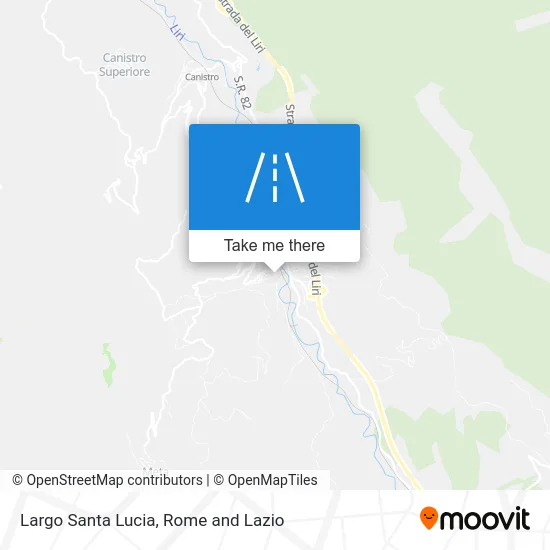 Large Santa Lucia map