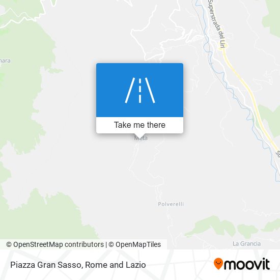 Piazza Gran Sasso map