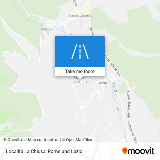 Località La Chiusa map