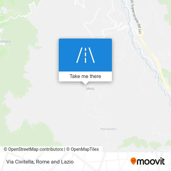 Civitella Street map