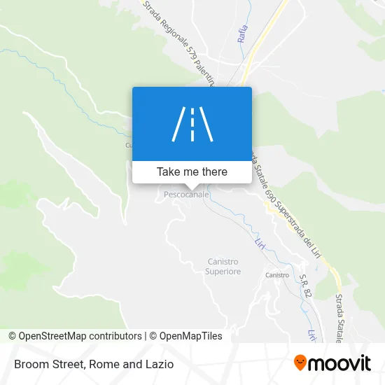 Broom Street map