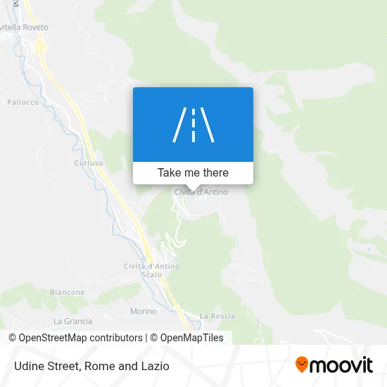 Udine Street map