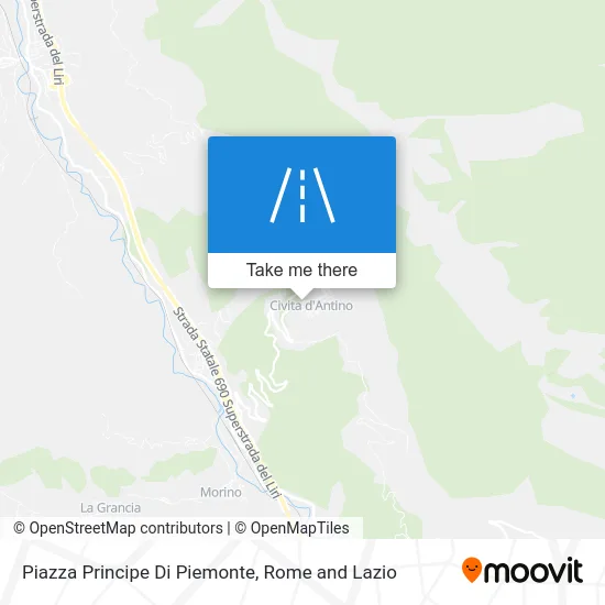 Piazza Principe Di Piemonte map