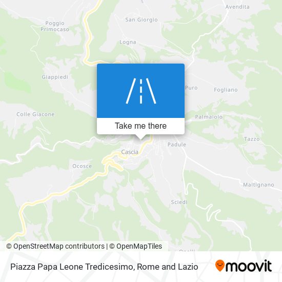 Piazza Papa Leone Tredicesimo map