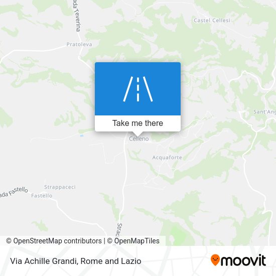 Via Achille Grandi map