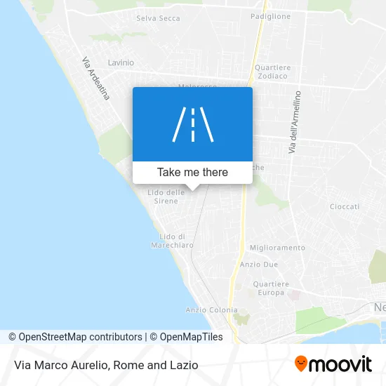 Marcus Aurelius Street map