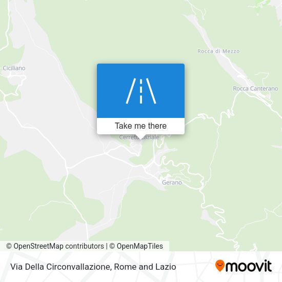 Via Della Circonvallazione map