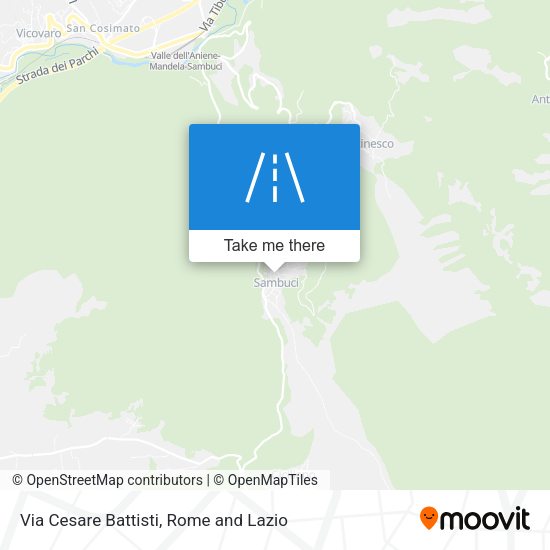 Via Cesare Battisti map
