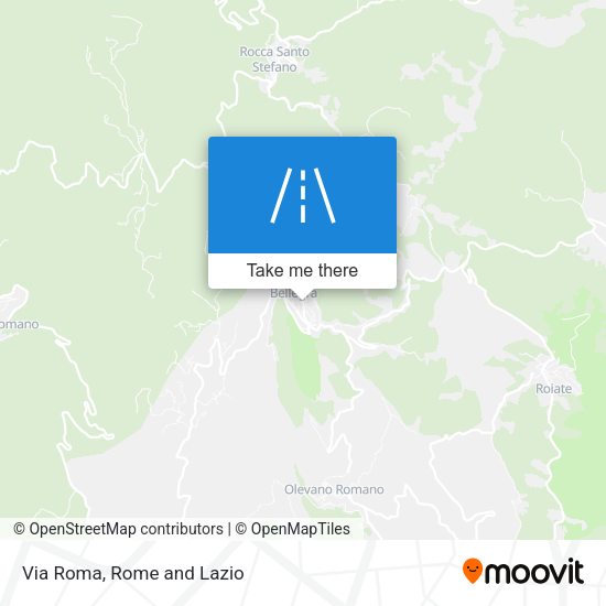 Via Roma map