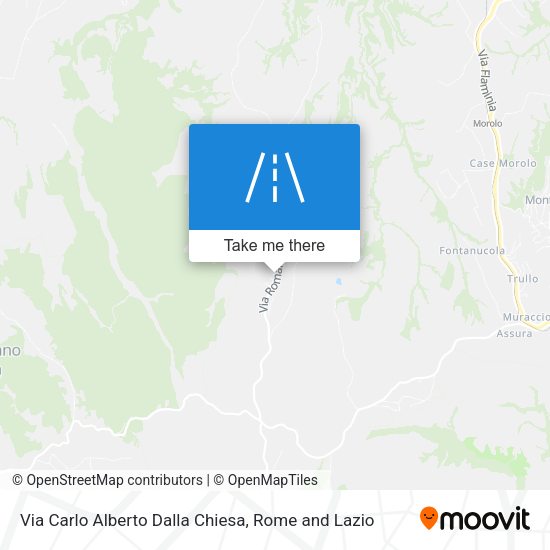 Via Carlo Alberto Dalla Chiesa map