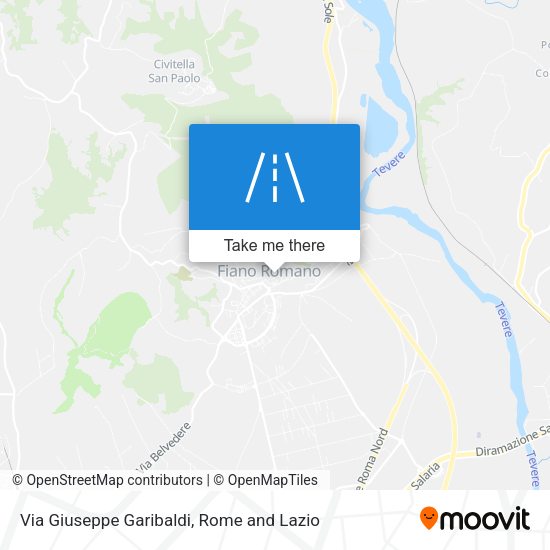 Via Giuseppe Garibaldi map