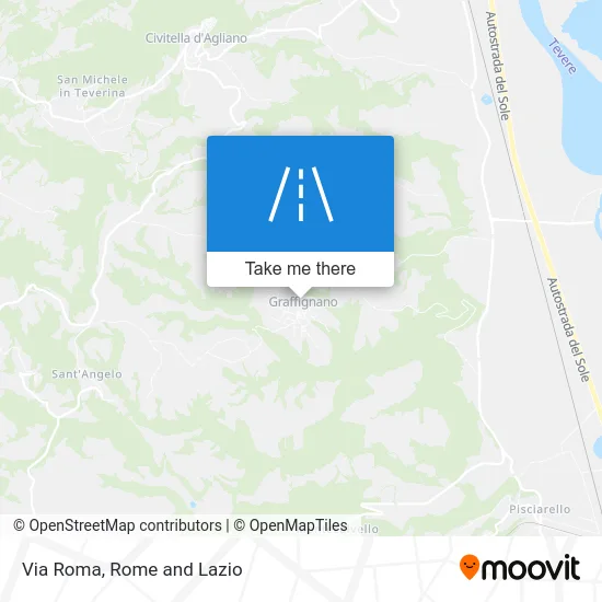 Via Roma map