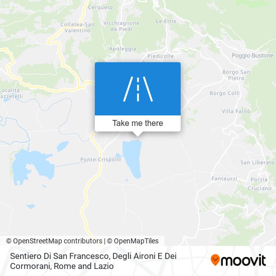 Sentiero Di San Francesco, Degli Aironi E Dei Cormorani map