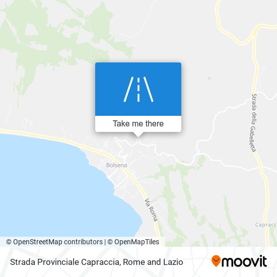 Strada Provinciale Capraccia map