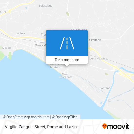Virgilio Zangrilli Street map