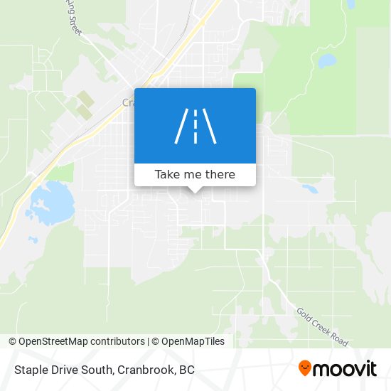 Staple Drive South map