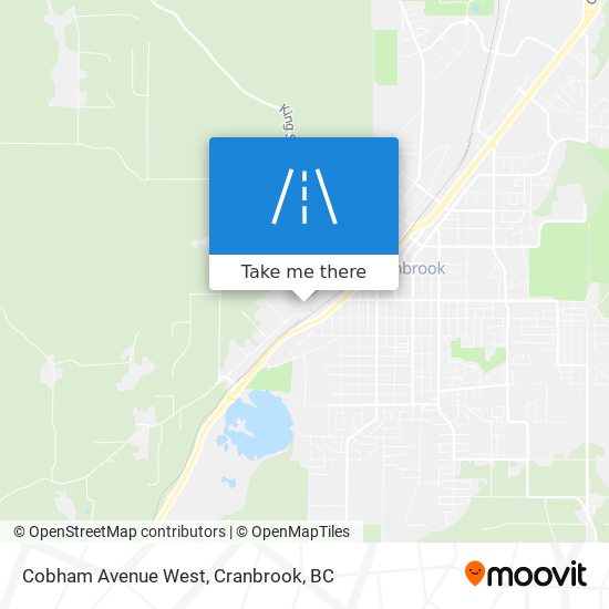 Cobham Avenue West map