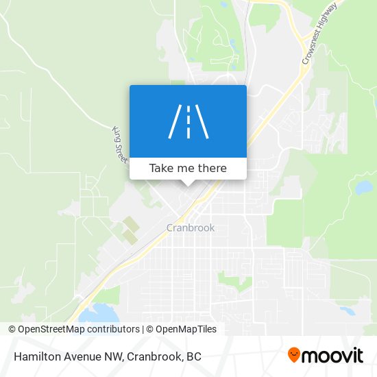 Hamilton Avenue NW map