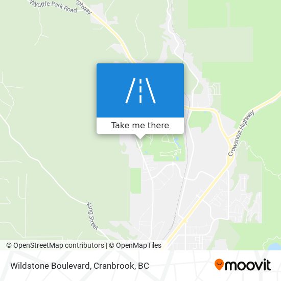Wildstone Boulevard map
