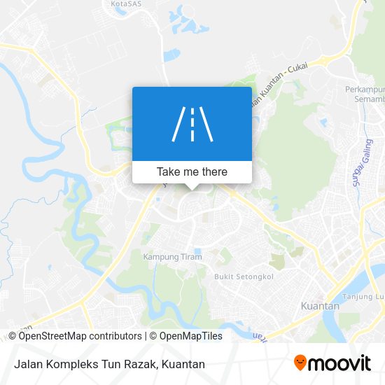 Jalan Kompleks Tun Razak map