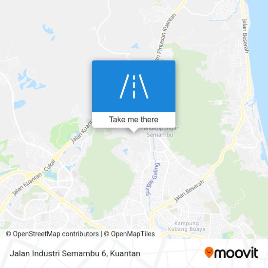 Jalan Industri Semambu 6 map