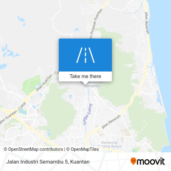 Jalan Industri Semambu 5 map