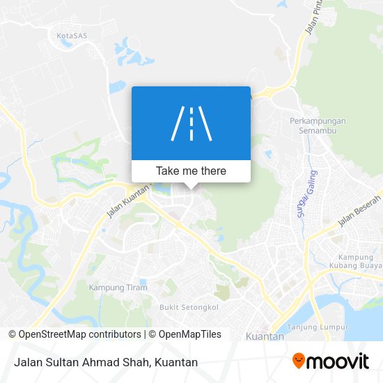 Jalan Sultan Ahmad Shah map