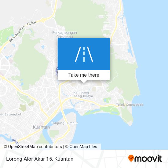 Peta Lorong Alor Akar 15