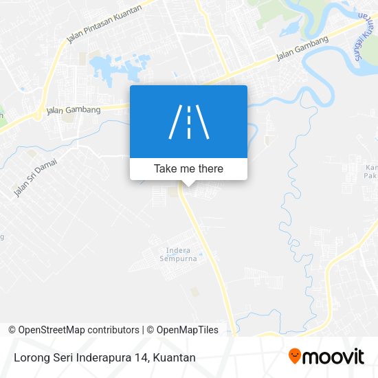 Peta Lorong Seri Inderapura 14
