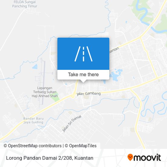 Peta Lorong Pandan Damai 2/208