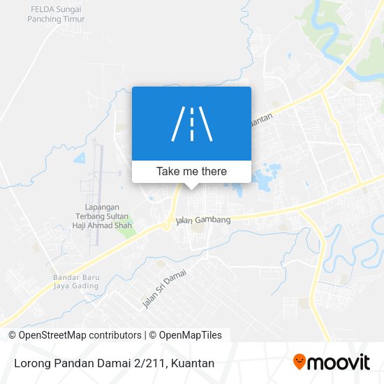 Peta Lorong Pandan Damai 2/211
