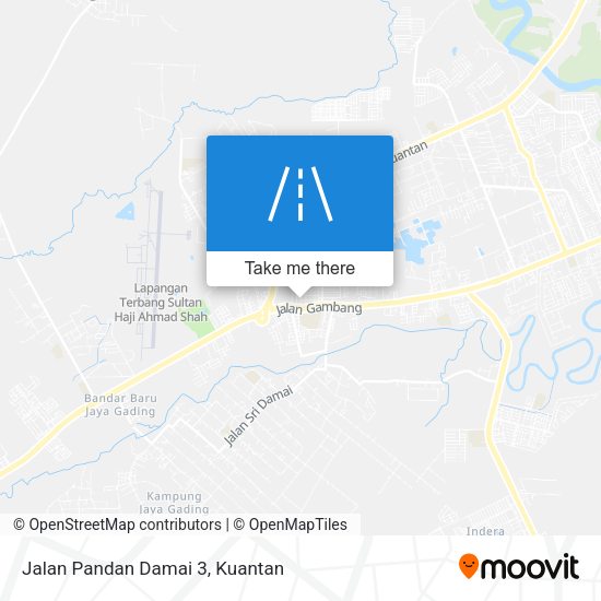 Peta Jalan Pandan Damai 3