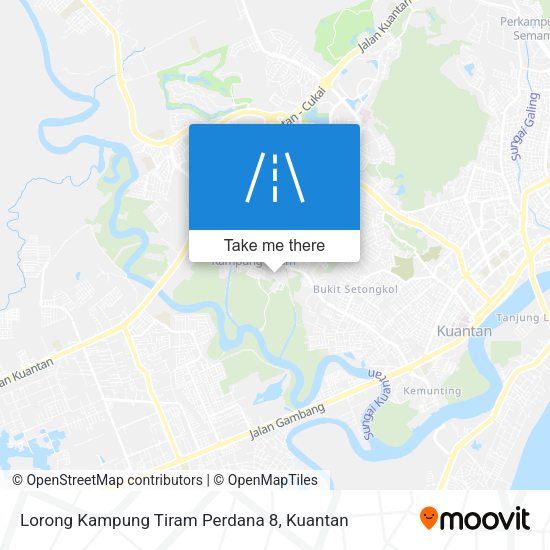 Lorong Kampung Tiram Perdana 8 map