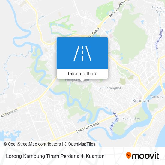 Peta Lorong Kampung Tiram Perdana 4
