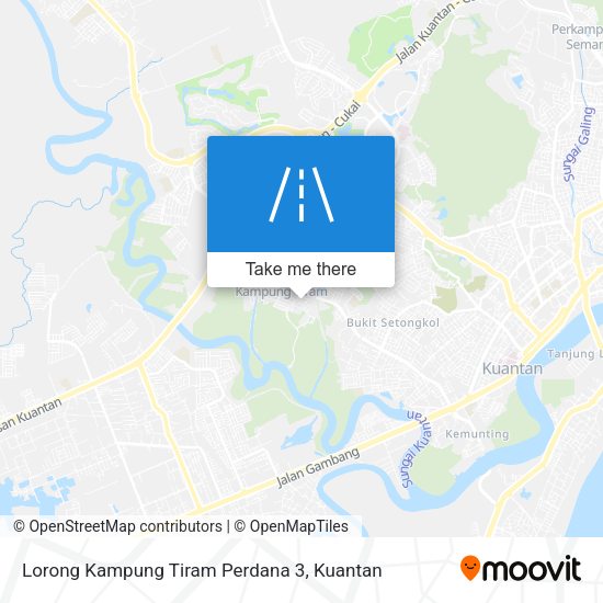 Peta Lorong Kampung Tiram Perdana 3