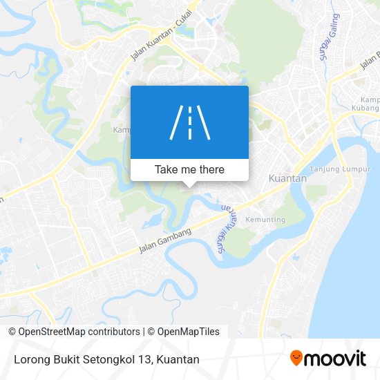 Peta Lorong Bukit Setongkol 13