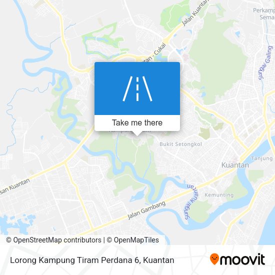Peta Lorong Kampung Tiram Perdana 6