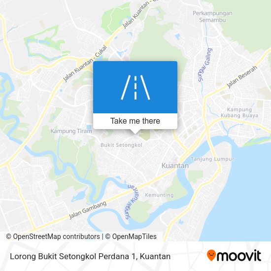 Peta Lorong Bukit Setongkol Perdana 1