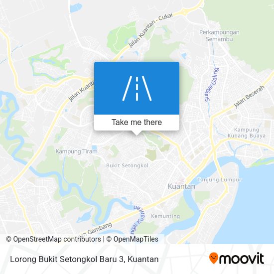 Peta Lorong Bukit Setongkol Baru 3