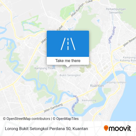 Peta Lorong Bukit Setongkol Perdana 50