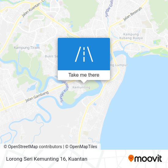 Lorong Seri Kemunting 16 map