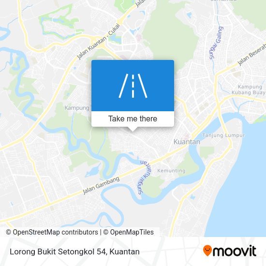 Peta Lorong Bukit Setongkol 54
