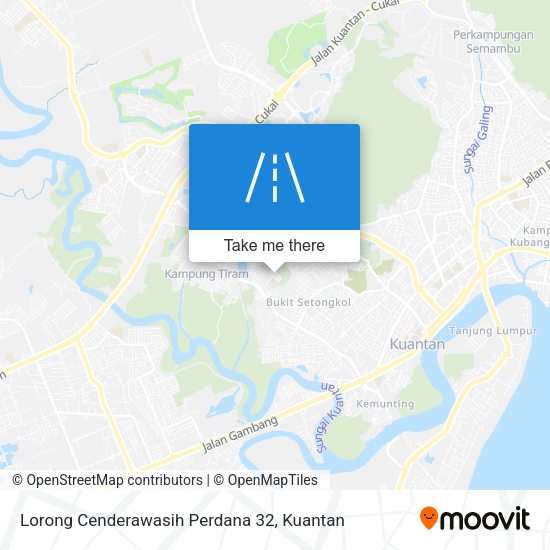 Peta Lorong Cenderawasih Perdana 32