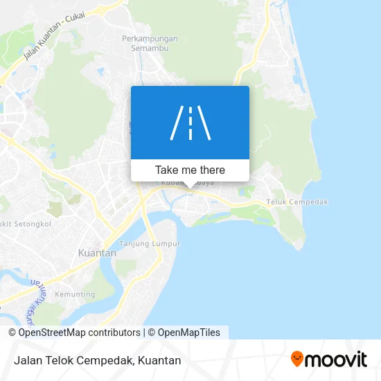 Jalan Telok Cempedak map