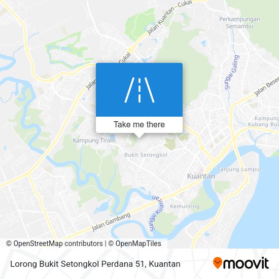 Peta Lorong Bukit Setongkol Perdana 51